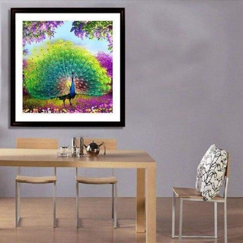 Peacock Diy Paint By Numbers Kits VM30013 - NEEDLEWORK KITS
