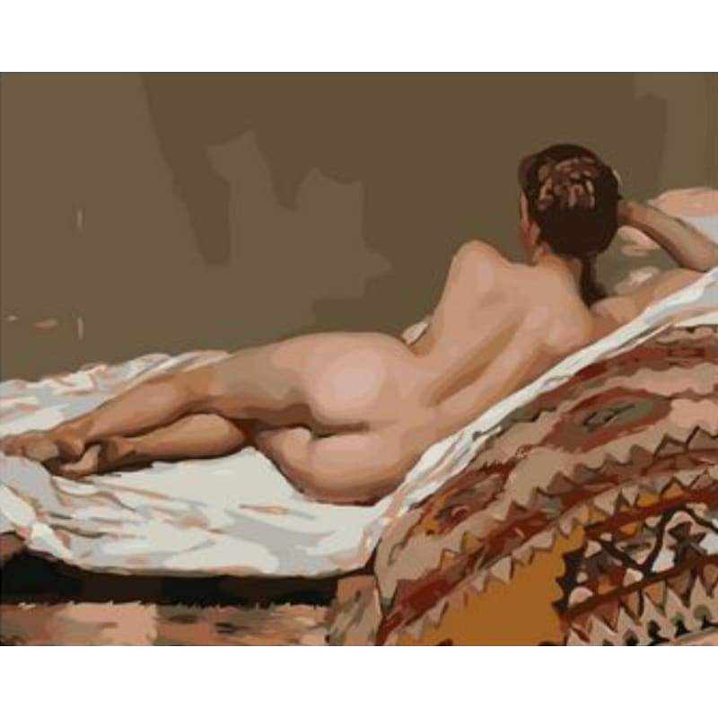 Portrait Nude Diy Paint By Numbers Kits ZXQ1867-28 - NEEDLEWORK KITS