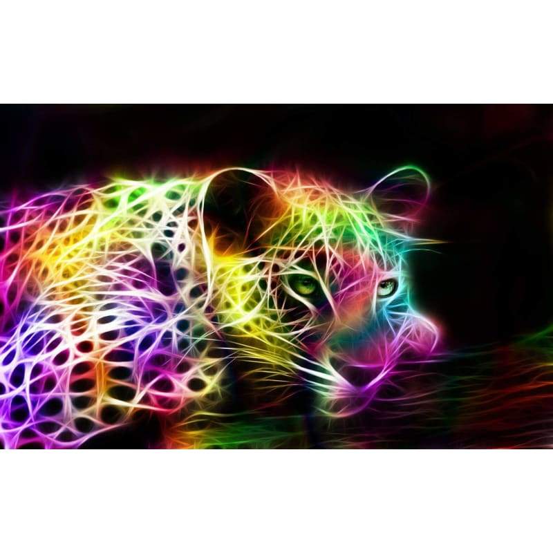 Rainbow fractal 05- Full Drill Diamond Painting - Special