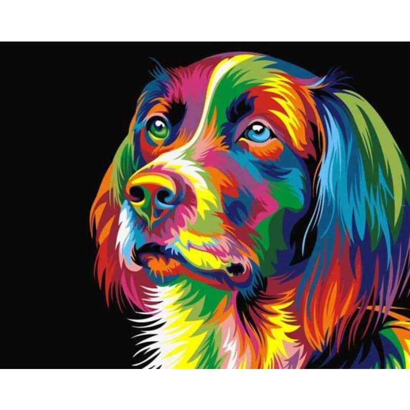 Rainbow fractal 15- Full Drill Diamond Painting - Special
