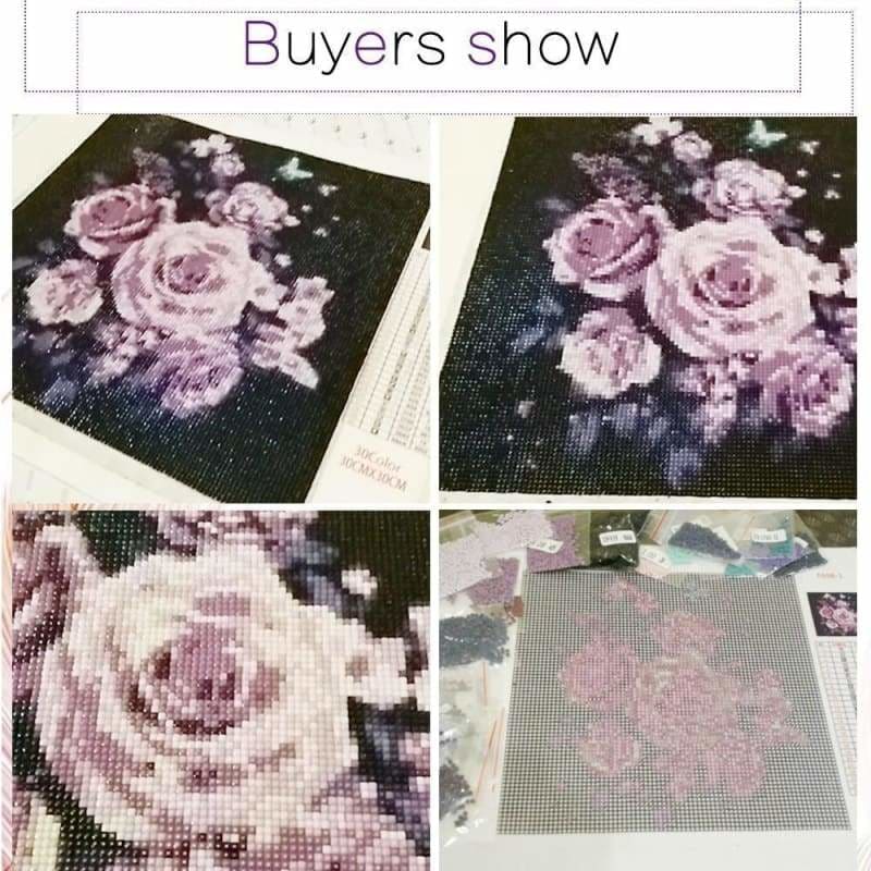 Special Cheap Lavender Flowers Full Drill - 5D Diy Diamond