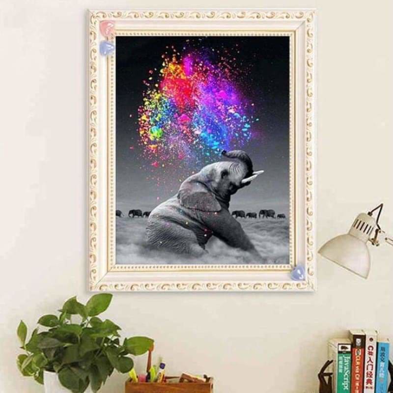 Special Dream Colorful Elephant Full Drill - 5D Diy Diamond