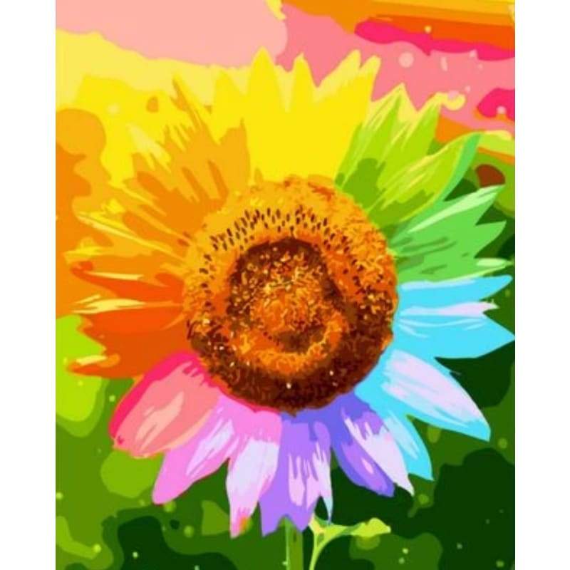 Sunflower Diy Paint By Numbers Kits ZXQ1183 - NEEDLEWORK KITS