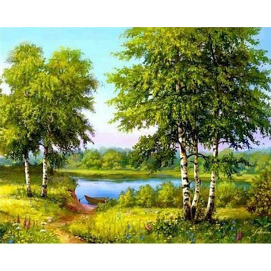 2019 Hot Sale Full Square Landscape Diamond Embroidery  Kit VM1401 - NEEDLEWORK KITS