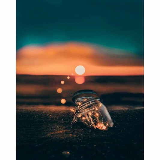 Dream Sunset Beach Wall Decor Full Drill - 5D Diy Diamond