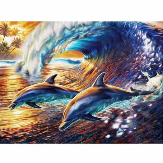 Full Drill - 5D Diamond Painting Kits Colored Drawing