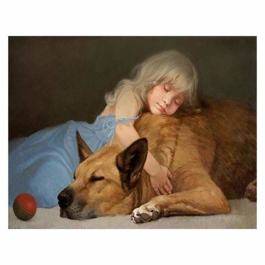 Full Drill - 5D Diamond Painting Kits Slepping Warm Little