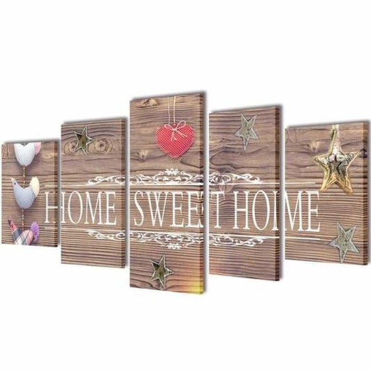Full Drill - 5D DIY Diamond Painting Kits 5pcs Sweet Home