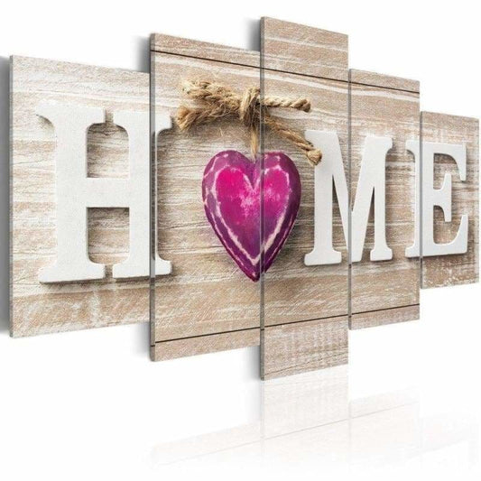 Full Drill - 5D DIY Diamond Painting Kits 5pcs Sweet Home