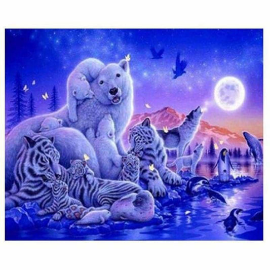 Full Drill - 5D DIY Diamond Painting Kits Amaizng Safari