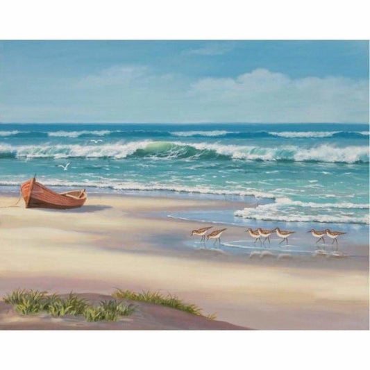 Full Drill - 5D DIY Diamond Painting Kits Beautiful Beach