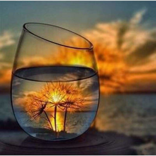 Full Drill - 5D Diy Diamond Painting Kits Beautiful Sunset