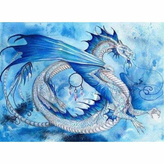 Full Drill - 5D DIY Diamond Painting Kits Cartoon Blue