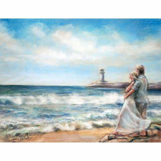 Full Drill - 5D DIY Diamond Painting Kits Cartoon Couple By