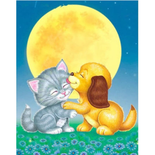 Full Drill - 5D DIY Diamond Painting Kits Cartoon Moon