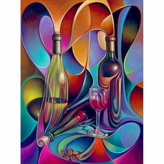 Full Drill - 5D DIY Diamond Painting Kits Colorful Abstract