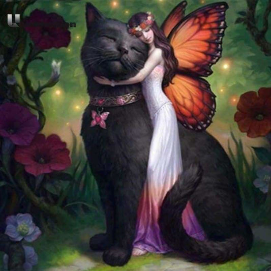 Full Drill - 5D DIY Diamond Painting Kits Dream Cat And