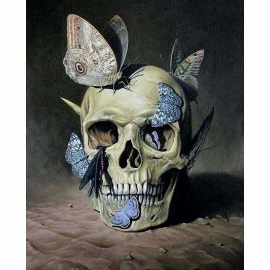 Full Drill - 5D DIY Diamond Painting Kits Terrible Skull