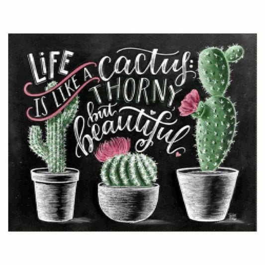 Full Drill - 5D DIY Diamond Painting Kits The Cactus