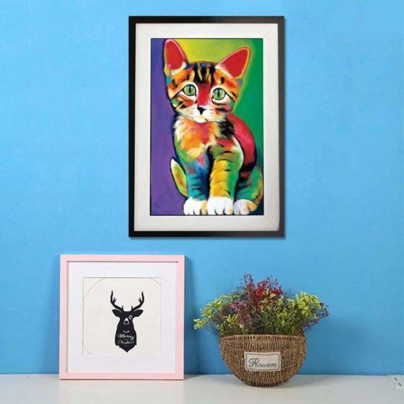 Full Drill - 5D DIY Diamond Painting Kits Watercolor Cute 