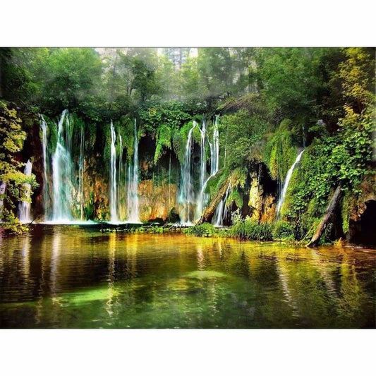 Full Drill - 5D DIY Diamond Painting Kits Waterfall