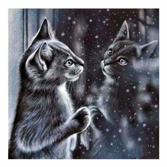 Full Drill - 5D DIY Diamond Painting Kits Winter Black And