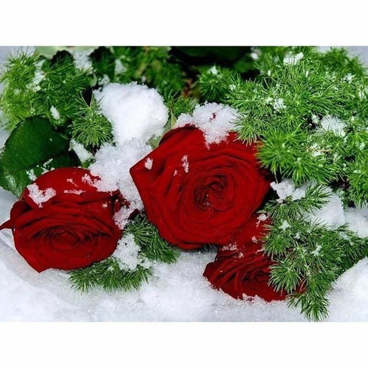 Full Drill - 5D DIY Diamond Painting Kits Winter Mosaic 