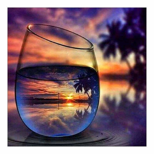 Full Drill - 5D DIY Diamond Painting Kits World In Glass