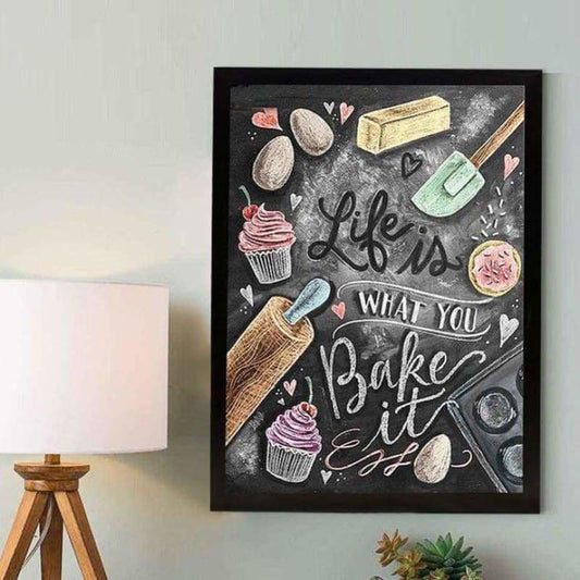 Full Square Diamond Blackboard Pattern Full Drill - 5D DIY