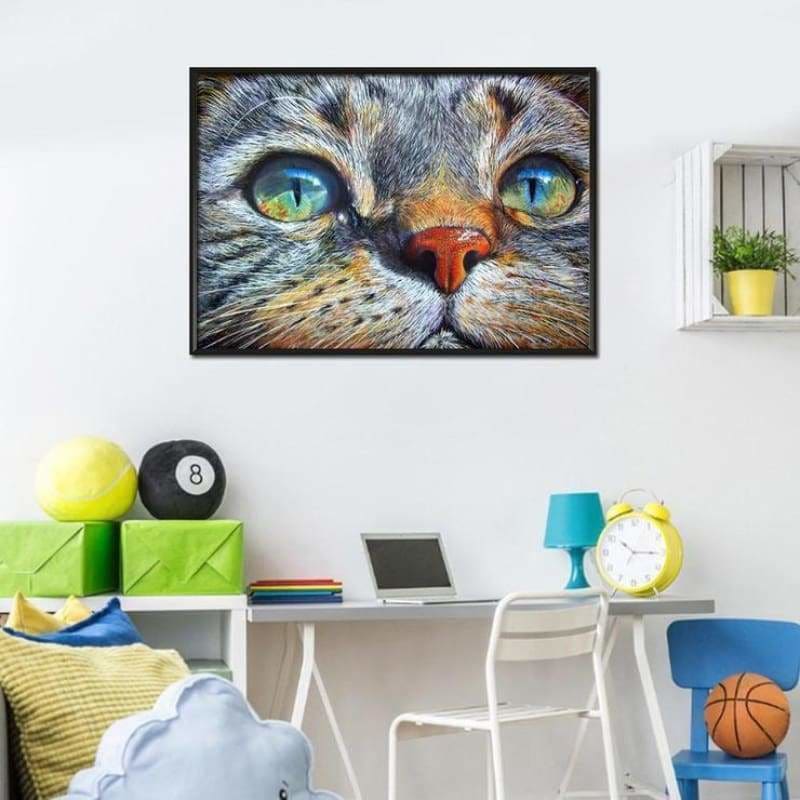Hot Sale Cat Face Full Drill - 5D Diy Embroidery Cross 