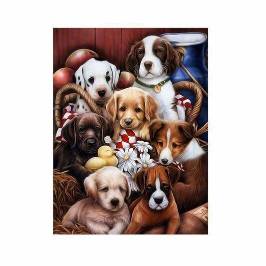 Hot Sale Cute Dog Fast Delivery Full Drill - 5D Diy Diamond
