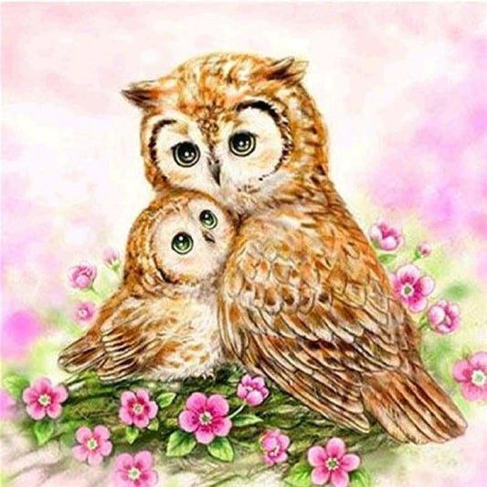 Hot Sale Diamond Owl Full Drill - 5D Diy Diamond Painting