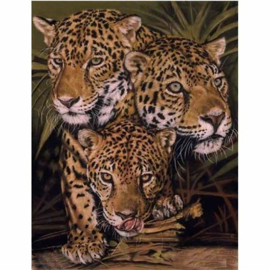 New Animal Leopard Picture Wall Decor Full Drill - 5D Diy