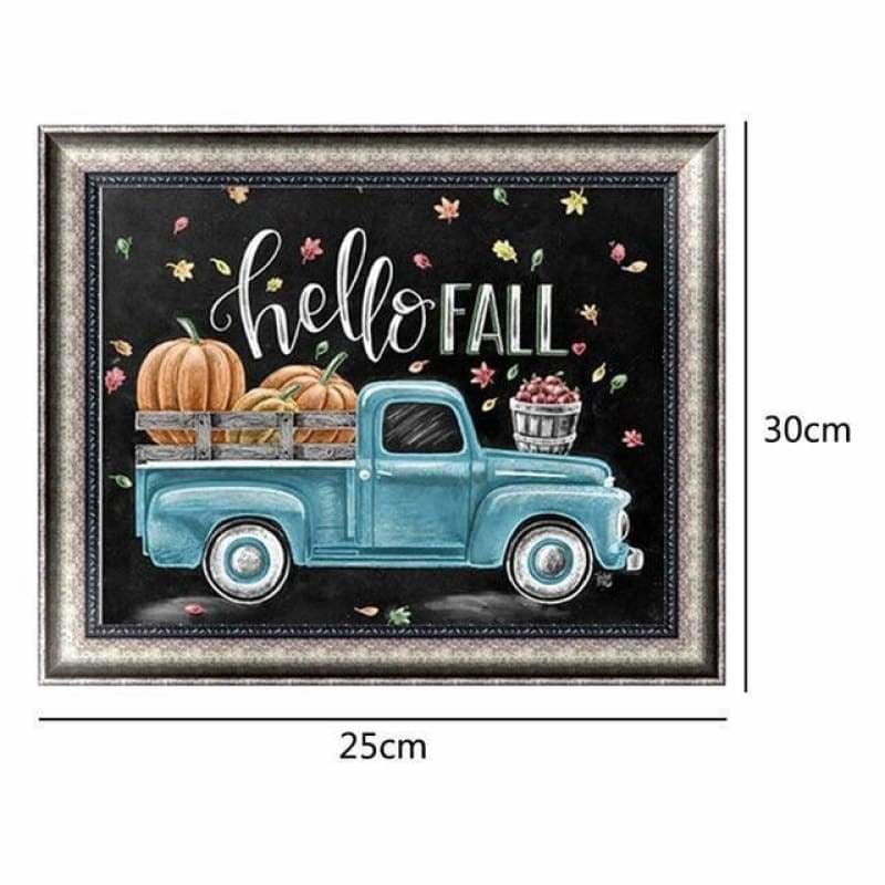 New Hot Sale Blue Truck Full Drill - 5D DIY Diamond Painting