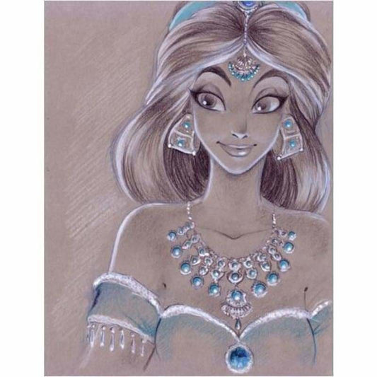New Hot Sale Cartoon Princess Full Drill - 5D Diy Diamond