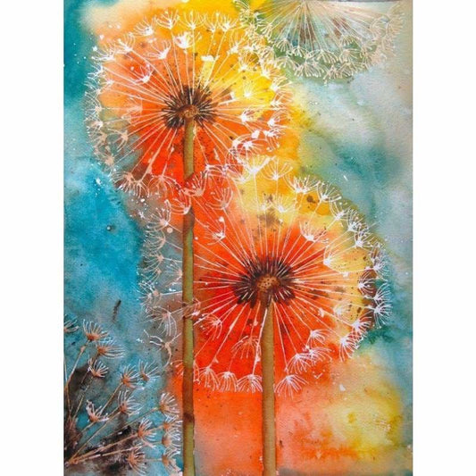 New Hot Sale Colored Dandelion Diy Full Drill - 5D Diamond
