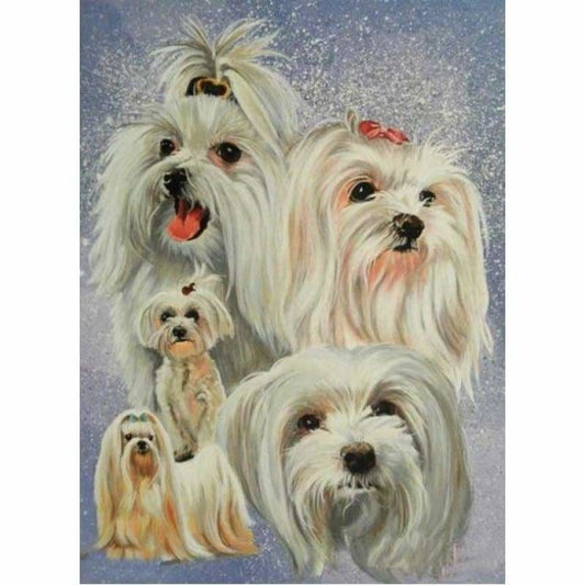 New Hot Sale Decorating Dog Picture Full Drill - 5D Diy