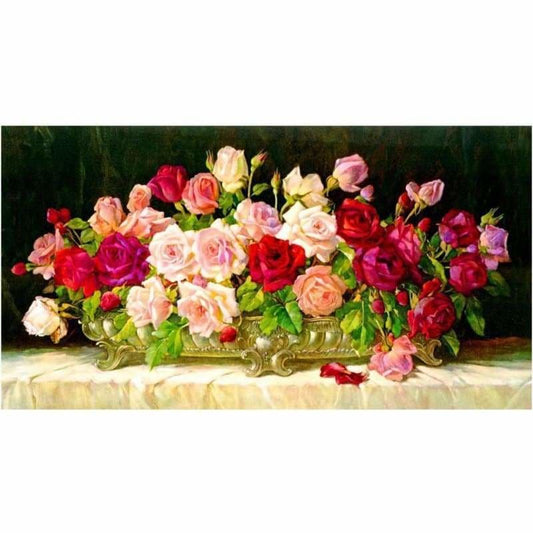 New Hot Sale Flowers Home Decor Full Drill - 5D Diy Diamond