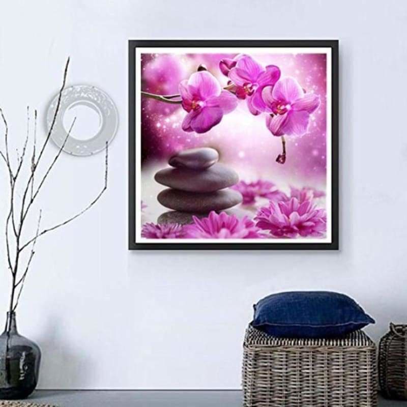 New Popular Violet Flower Full Drill - 5D Diy Diamond 