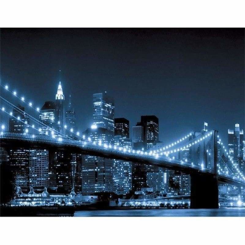 New Wall Decor City Bridge Full Drill - 5D Diy Diamond 