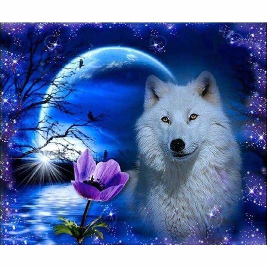 Special Dream Colorful Wolf Portrait Full Drill - 5D Diy