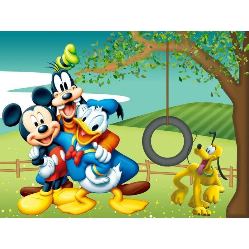 Diamond Painting Kit - Disney Gang And Swing - NEEDLEWORK KITS