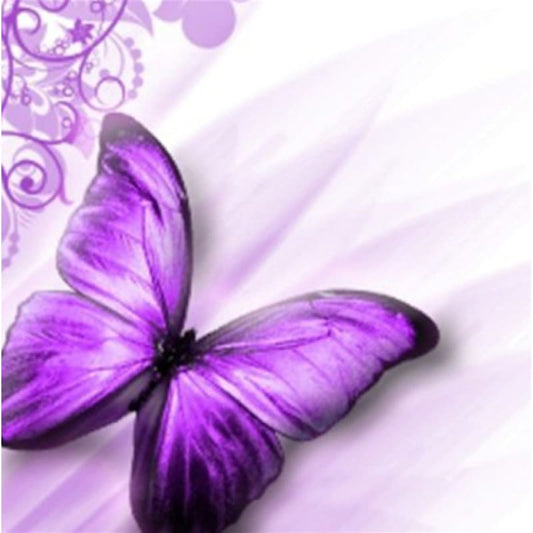 2019 Dream Lavender Butterfly Patterns Diamond Painting Kits