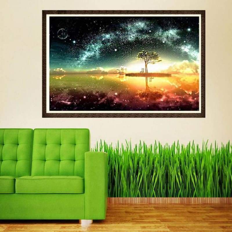 2019 Dream Night Sky Star Wall Decor 5d Diy Diamond Painting Set VM77379