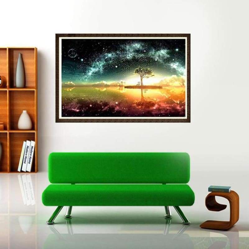 2019 Dream Night Sky Star Wall Decor 5d Diy Diamond Painting Set VM77379