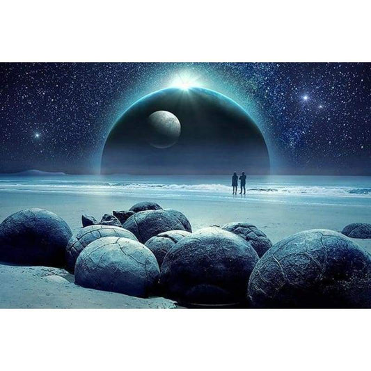 2019 Dream Night Sky Star Wall Decoration 5d Diy Diamond Painting Set VM7778