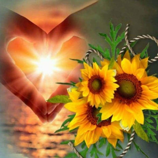 Dream Rhinestone Love Flower 5d Diy Diamond Painting Kits VM9874