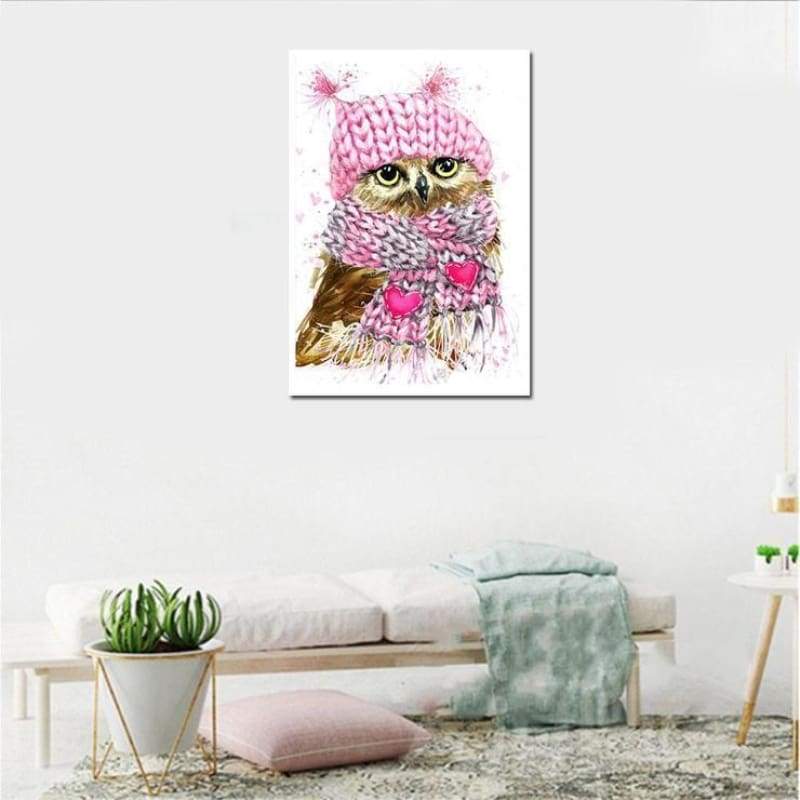 2019 Dream Rhinestones Owl Pattern 5d Diy Diamond Painting Kits VM9757