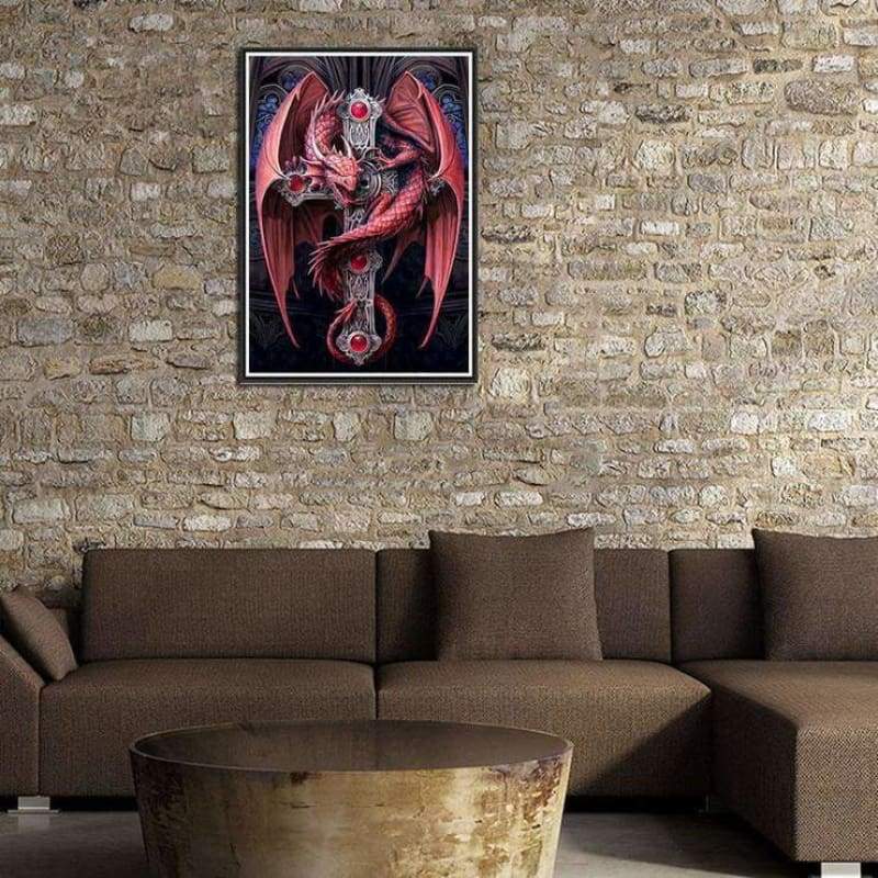 Dream Skull Dragon Pattern Diy 5d Crystal Diamond Painting Kits VM20042