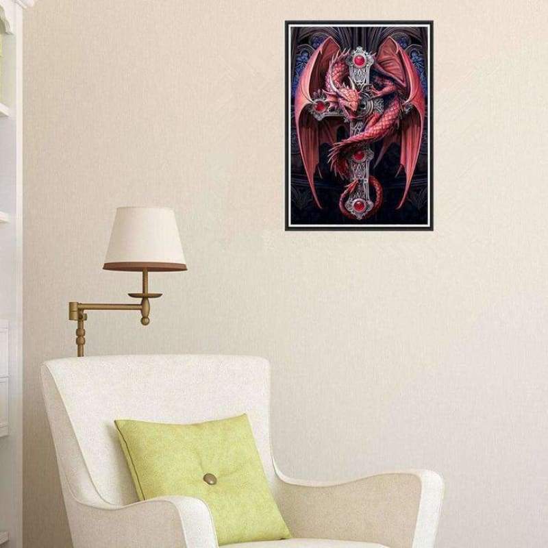 Dream Skull Dragon Pattern Diy 5d Crystal Diamond Painting Kits VM20042